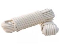 Factory Manufacturer Supply 100% Natural Cotton Braided Cotton Cord Rope 5mm Solid Core Braided Cotton Rope 